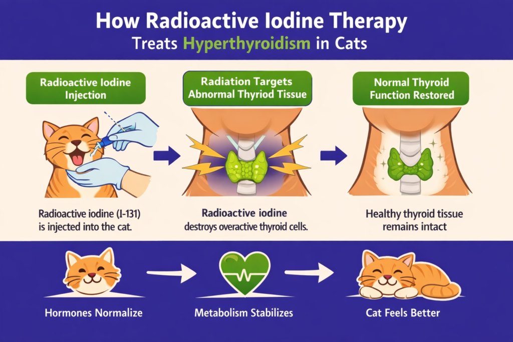 How Radioactive Iodine Therapy Treats Hyperthyroidism in Cats