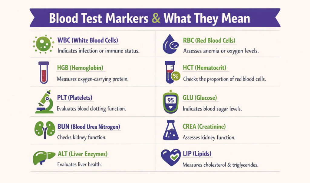 veterinarian blood test markers
